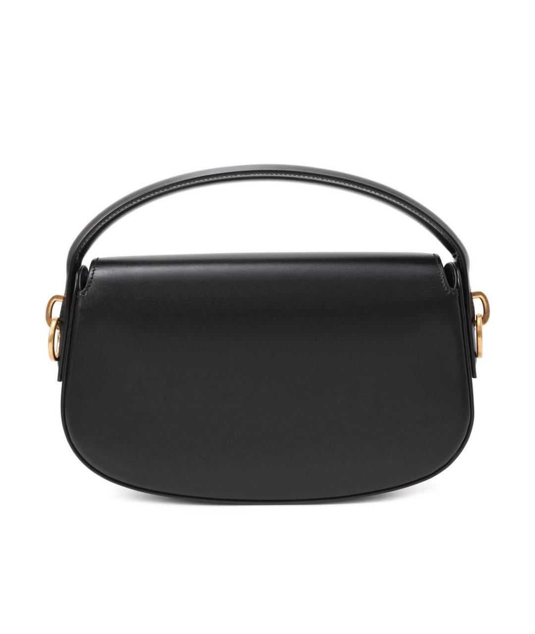 SAINT LAURENT Черная кожаная сумка через плечо, фото 5
