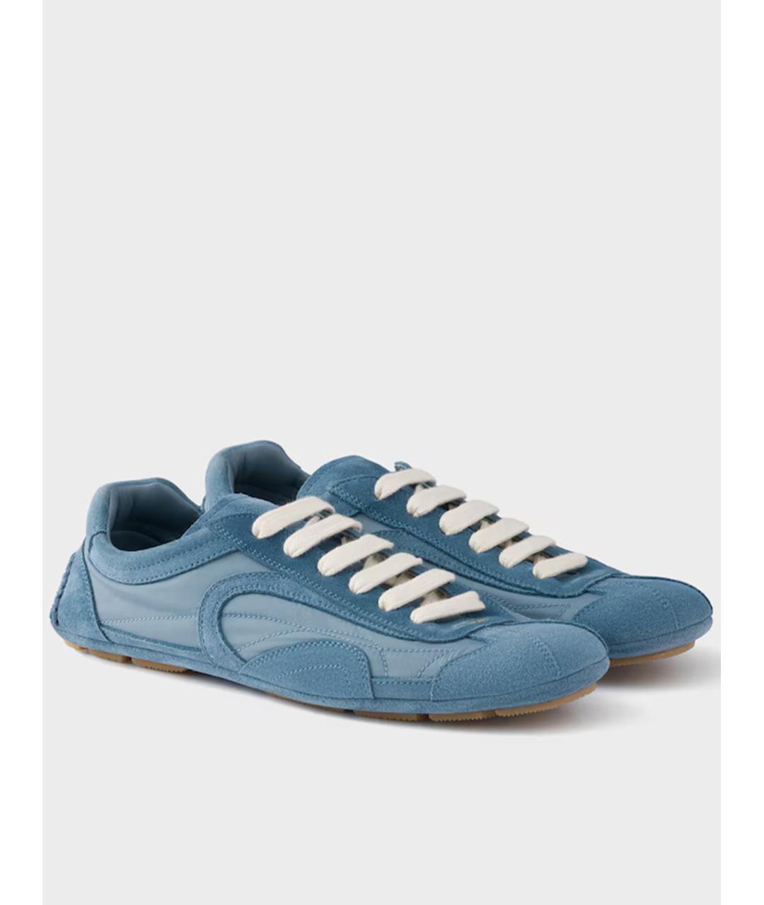 PRADA Синие кроссовки, фото 2