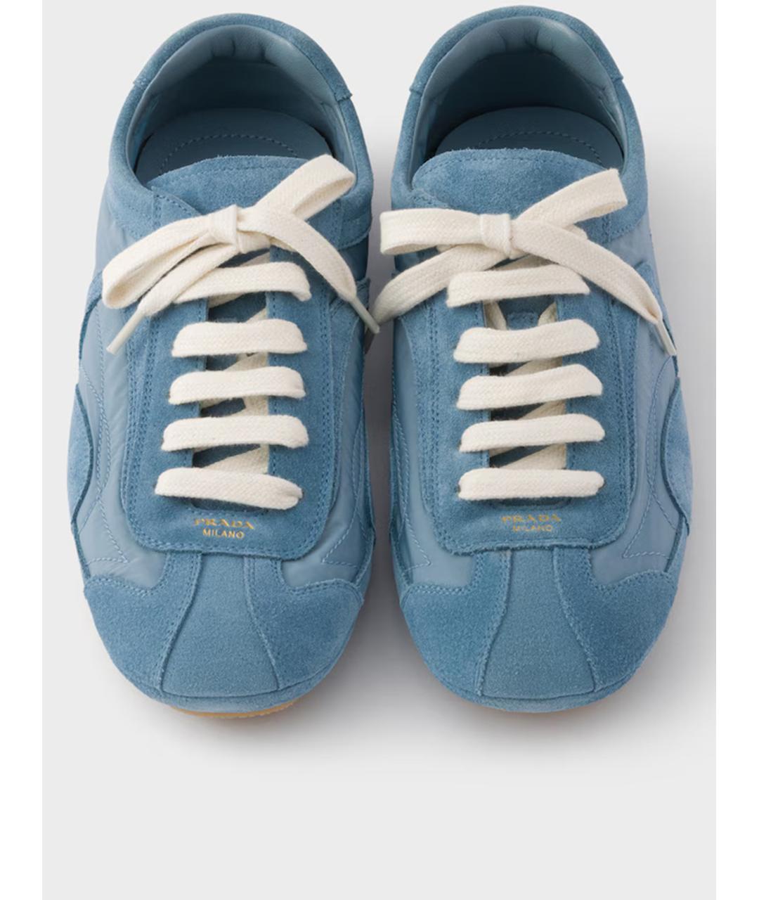 PRADA Синие кроссовки, фото 3