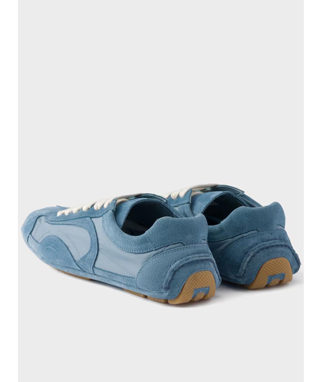 PRADA Синие кроссовки, фото 4