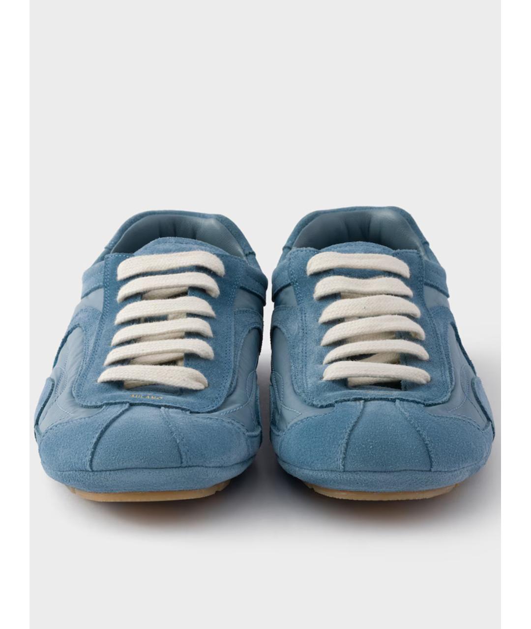 PRADA Синие кроссовки, фото 5