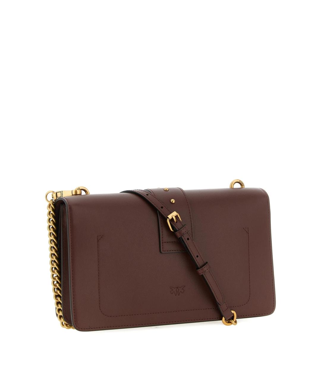 PINKO Красная кожаная сумка через плечо, фото 2