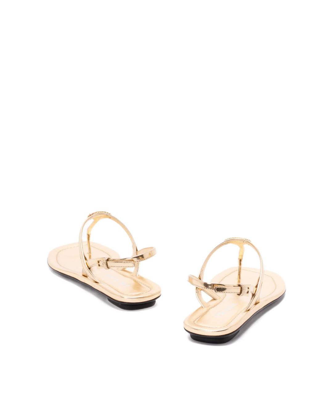 PRADA Серые кожаные сандалии, фото 3