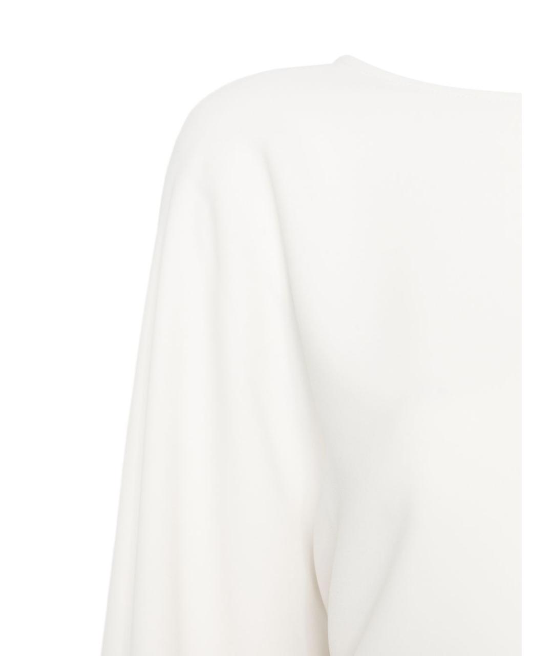 P.A.R.O.S.H. Белое полиэстеровое повседневное платье, фото 3