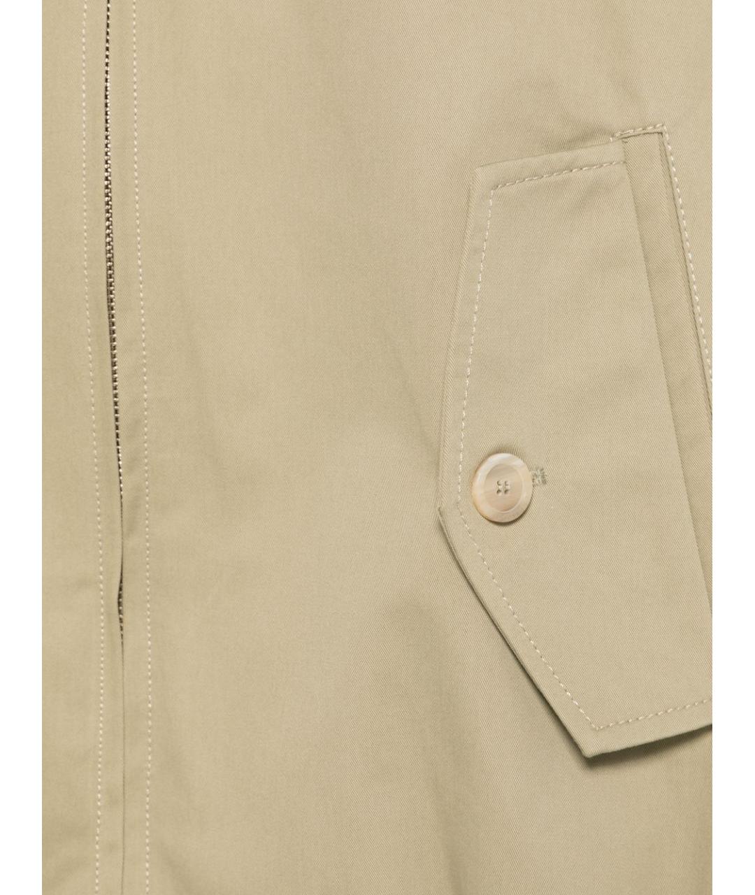 SEMICOUTURE Бежевая хлопковая куртка, фото 2