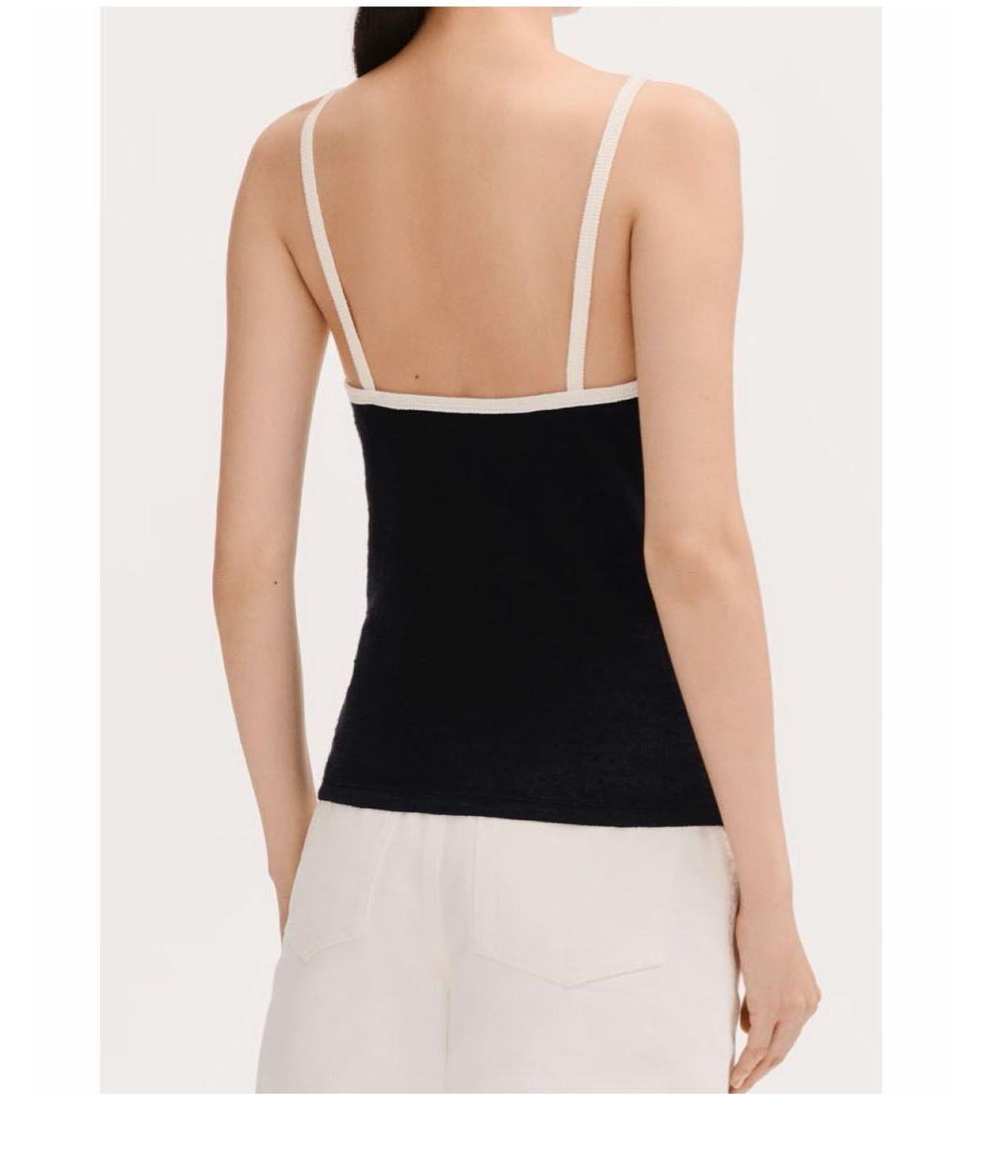 CHANEL Черная майка, фото 2