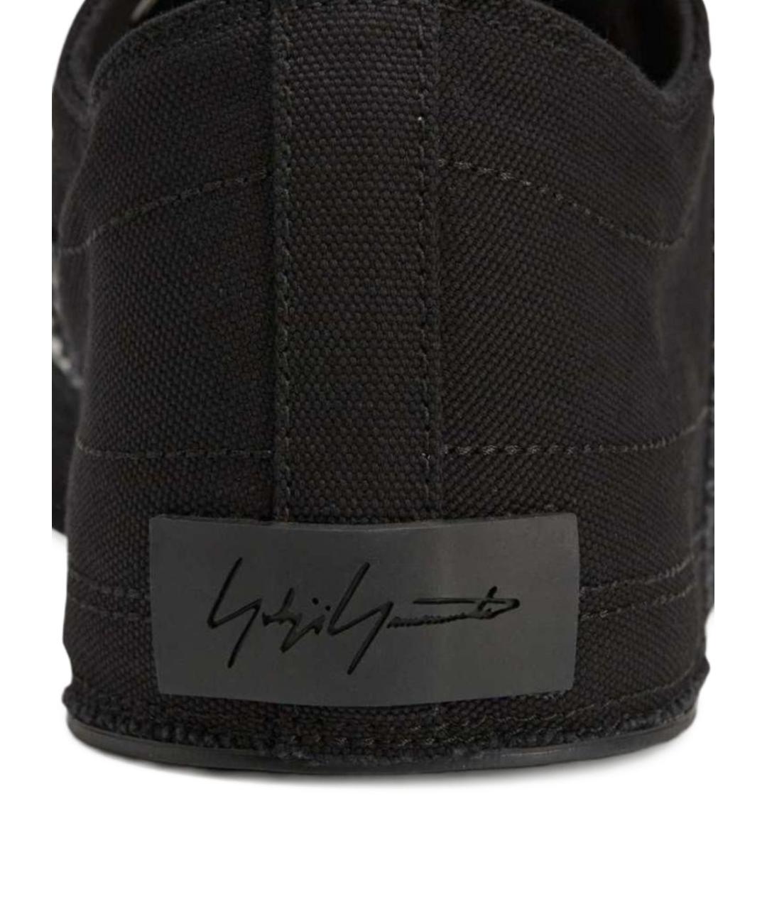 Y-3 Черные низкие кроссовки / кеды, фото 5