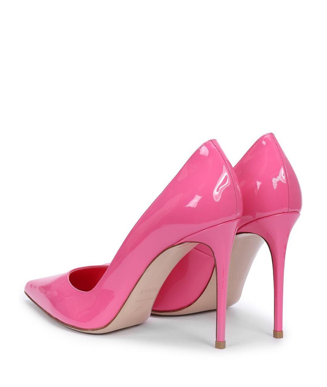 LE SILLA Фуксия туфли из лакированной кожи, фото 4