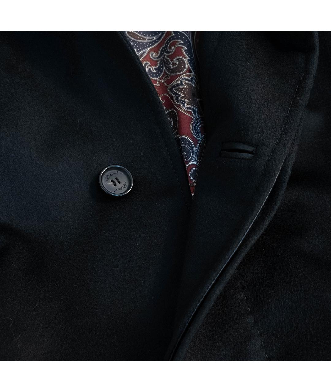 BRIONI Черное кашемировое пальто, фото 4