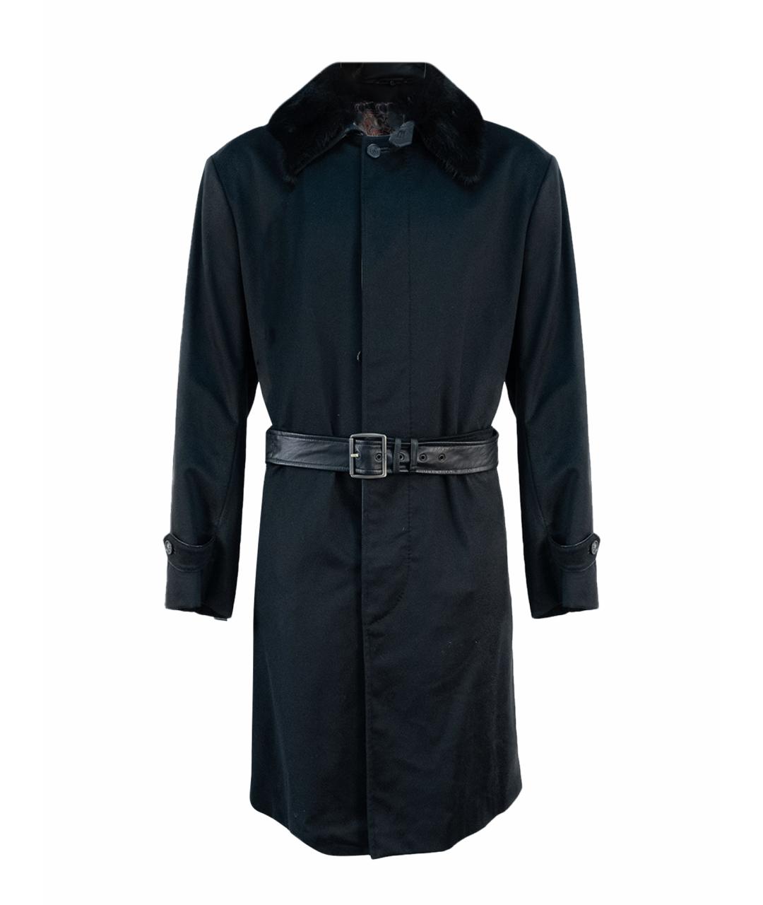 BRIONI Черное кашемировое пальто, фото 1