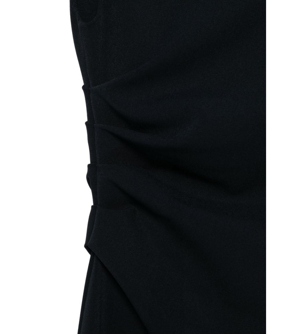 P.A.R.O.S.H. Темно-синее полиэстеровое повседневное платье, фото 3