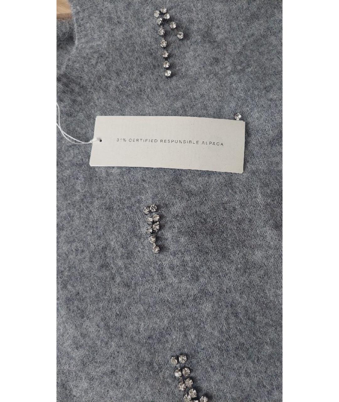 ARKET Серый шерстяной джемпер / свитер, фото 5