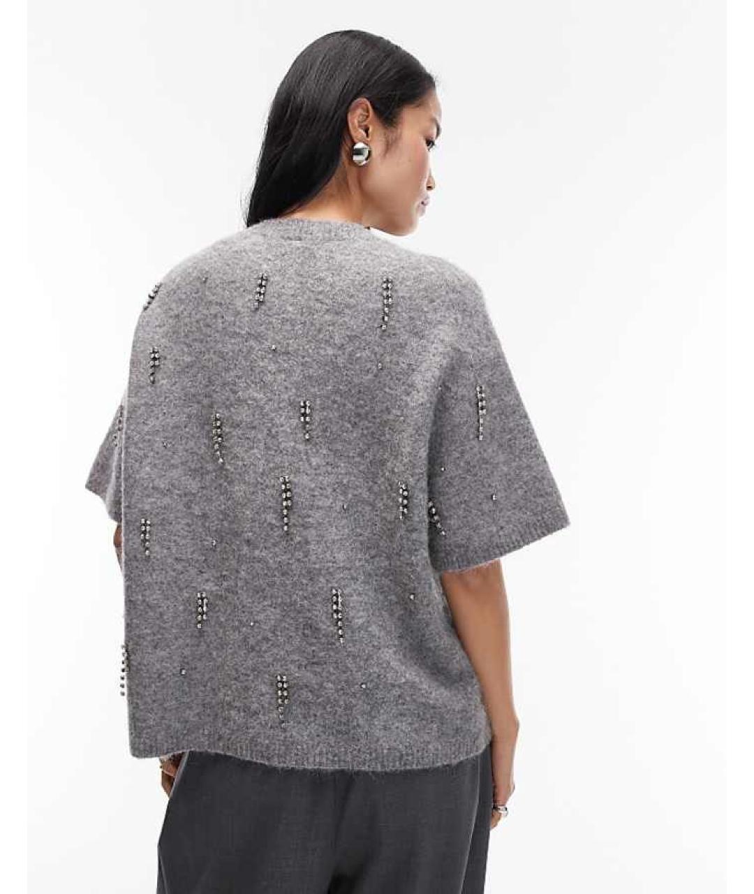 ARKET Серый шерстяной джемпер / свитер, фото 2