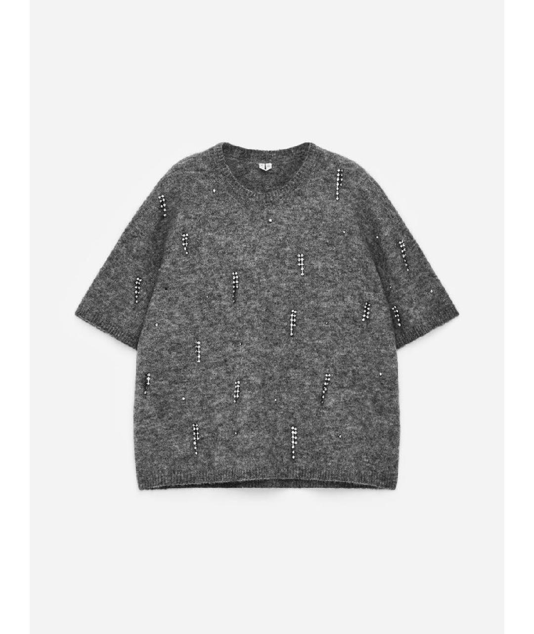 ARKET Серый шерстяной джемпер / свитер, фото 8