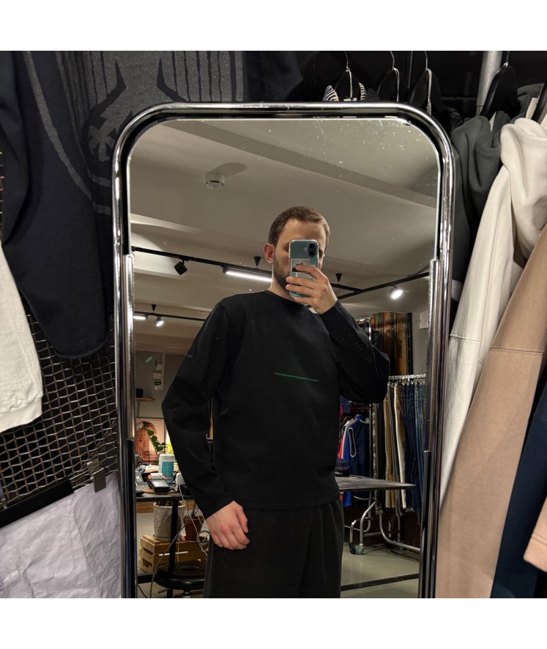 NIKE Черный синтетический джемпер / свитер, фото 8