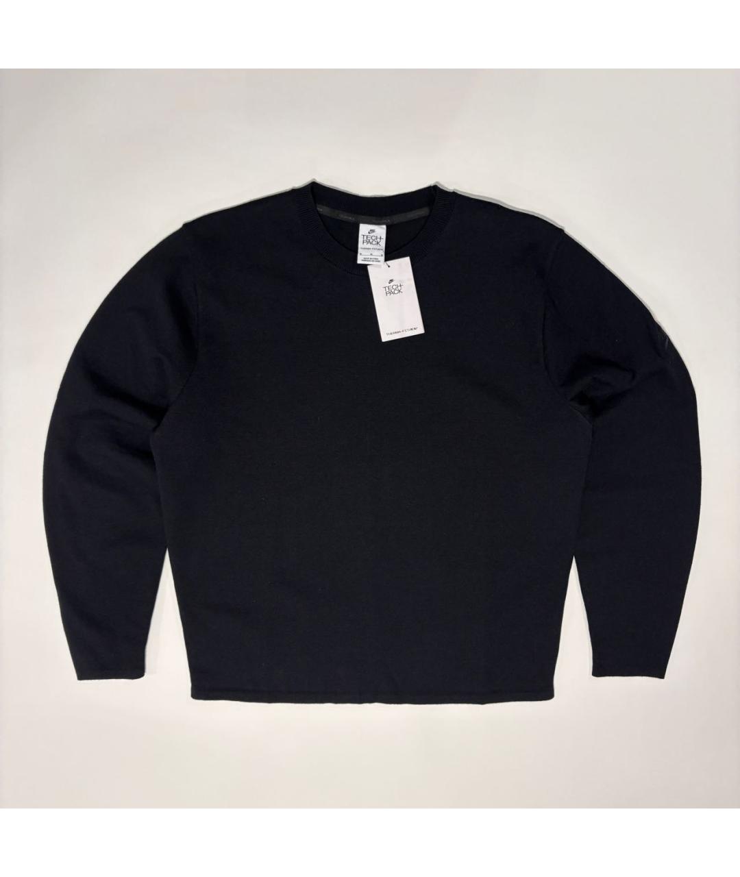 NIKE Черный синтетический джемпер / свитер, фото 9