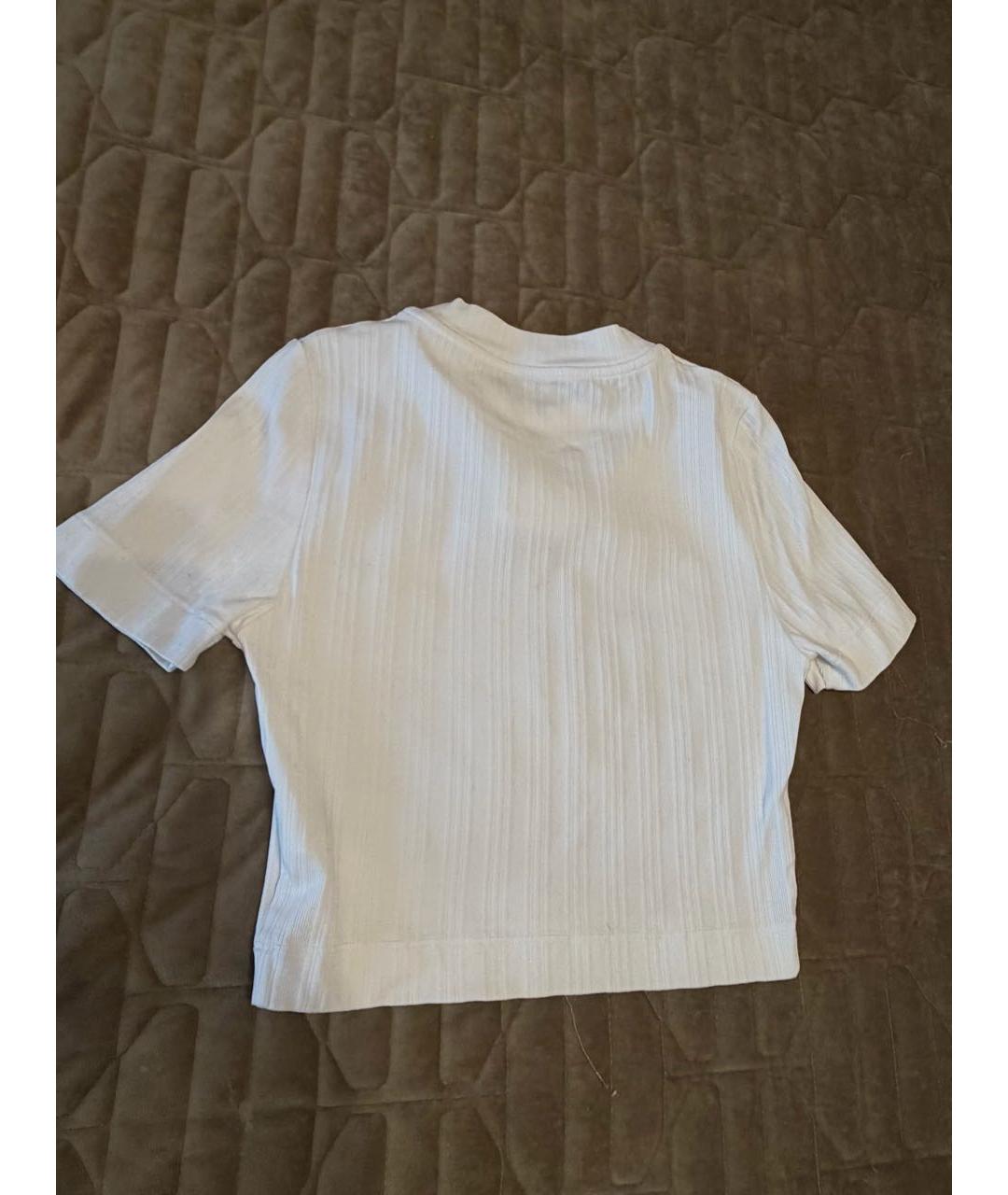 LOEWE Белая хлопковая футболка, фото 2