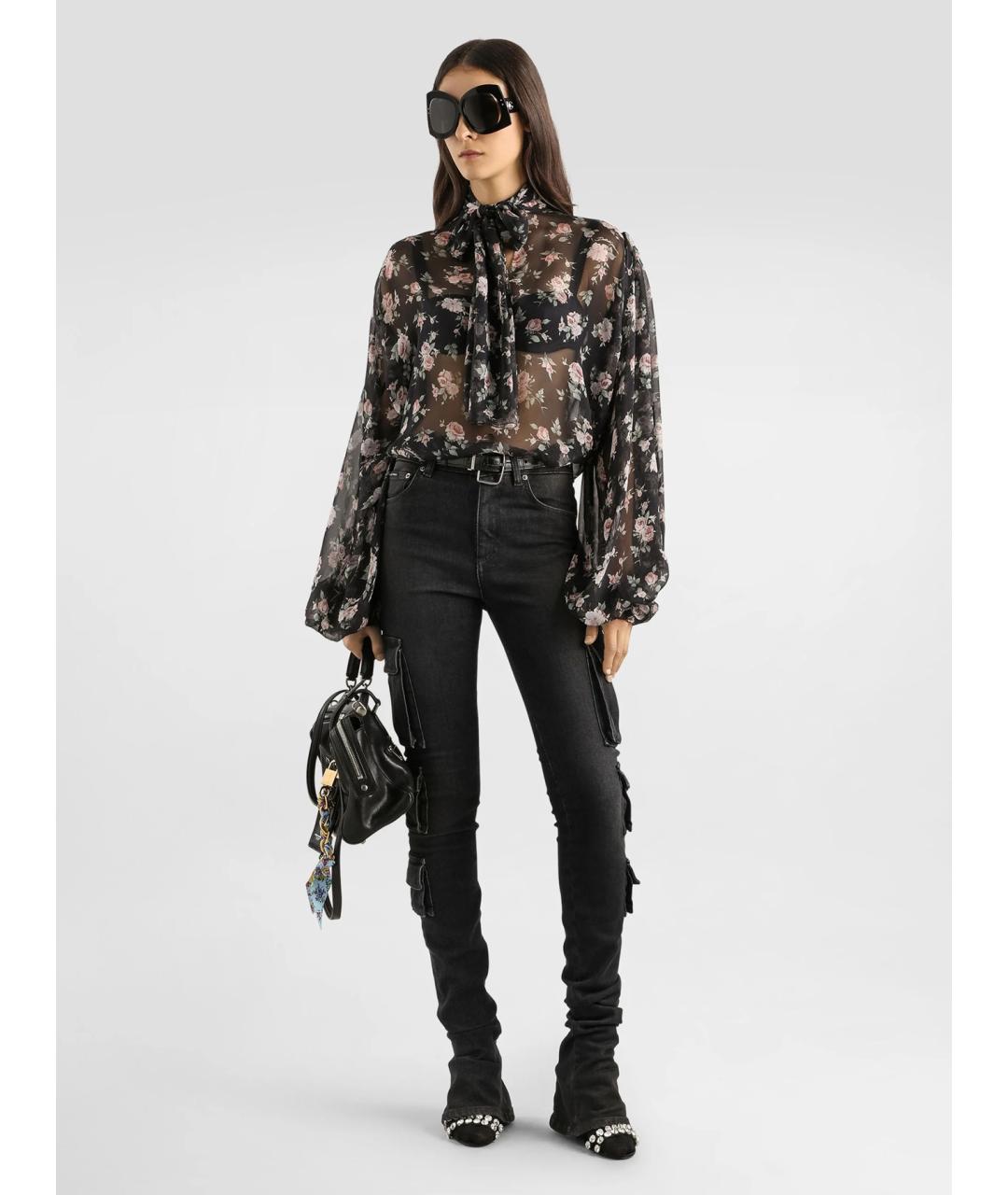 DOLCE&GABBANA Мульти шелковая рубашка, фото 2