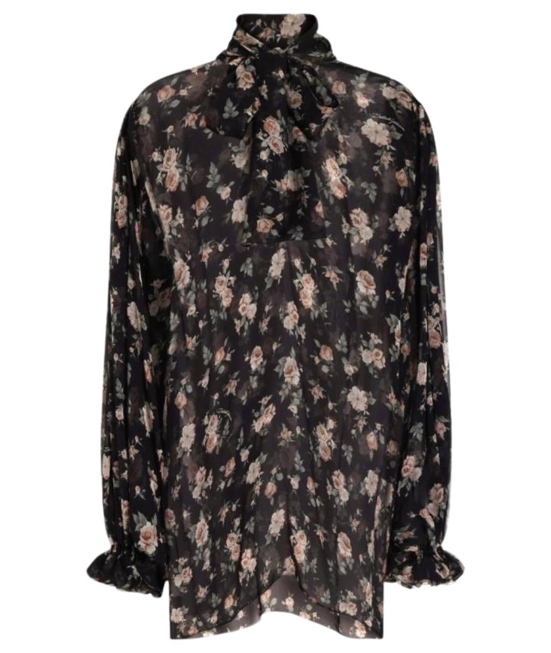 DOLCE&GABBANA Мульти шелковая рубашка, фото 1