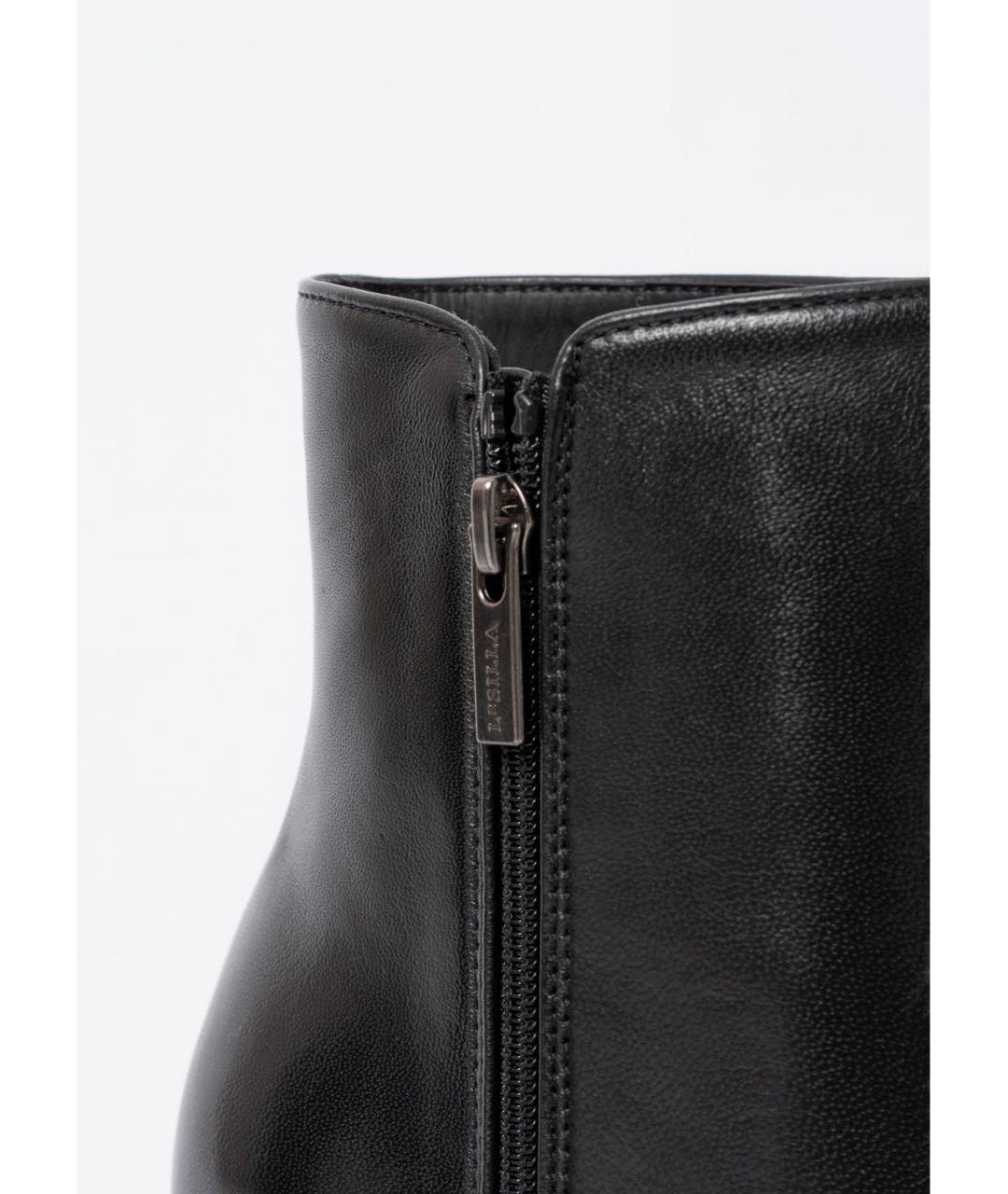 LE SILLA Черные кожаные ботильоны, фото 5