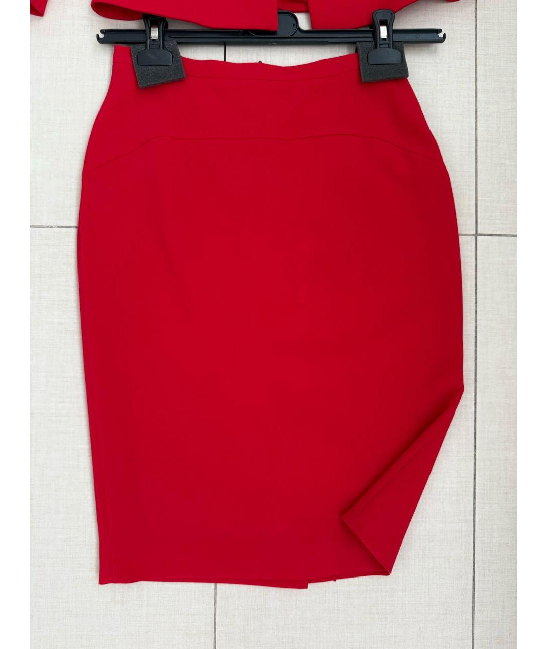MAX MARA STUDIO Красный костюм с юбками, фото 2