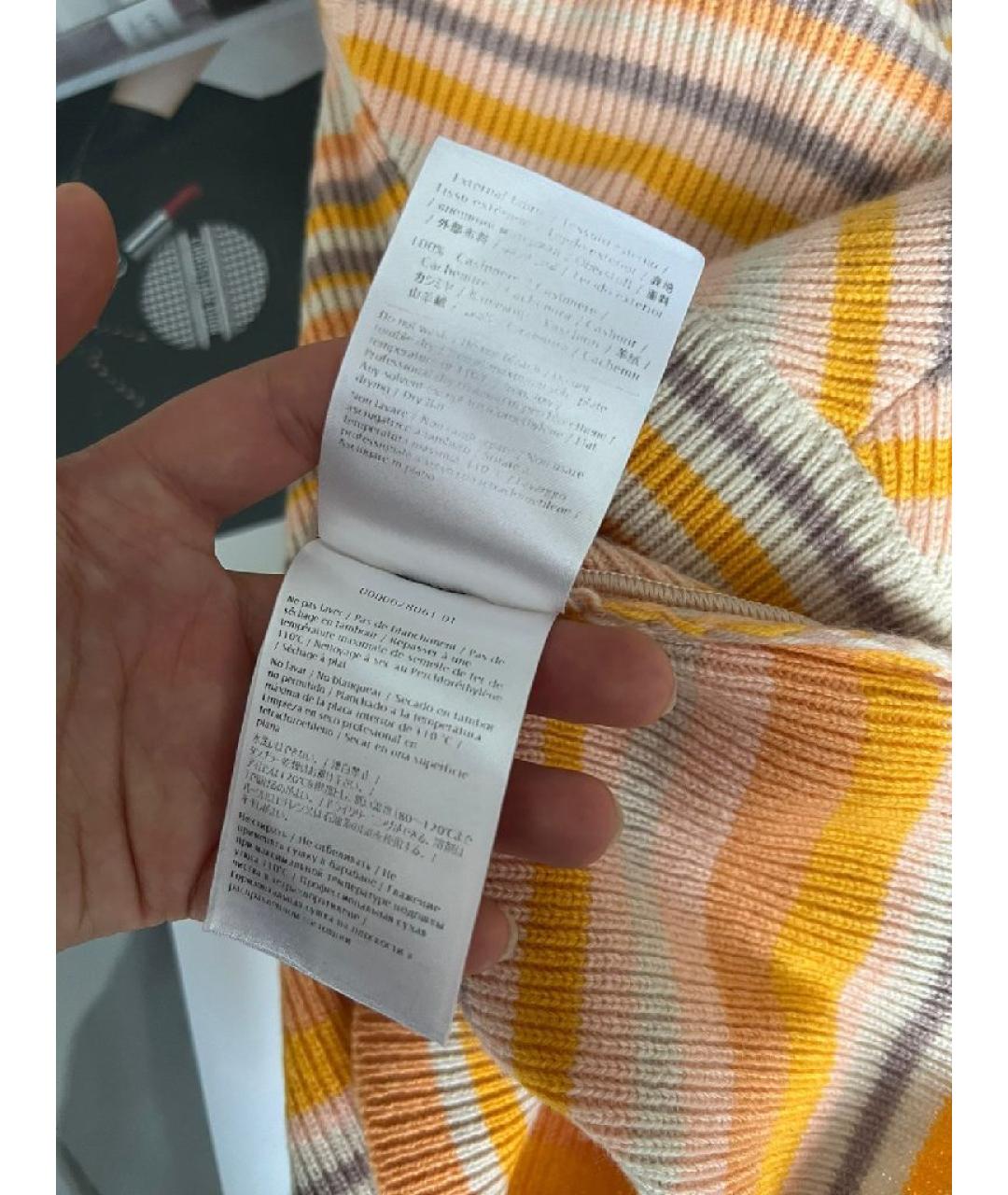 VALENTINO Желтый джемпер / свитер, фото 6