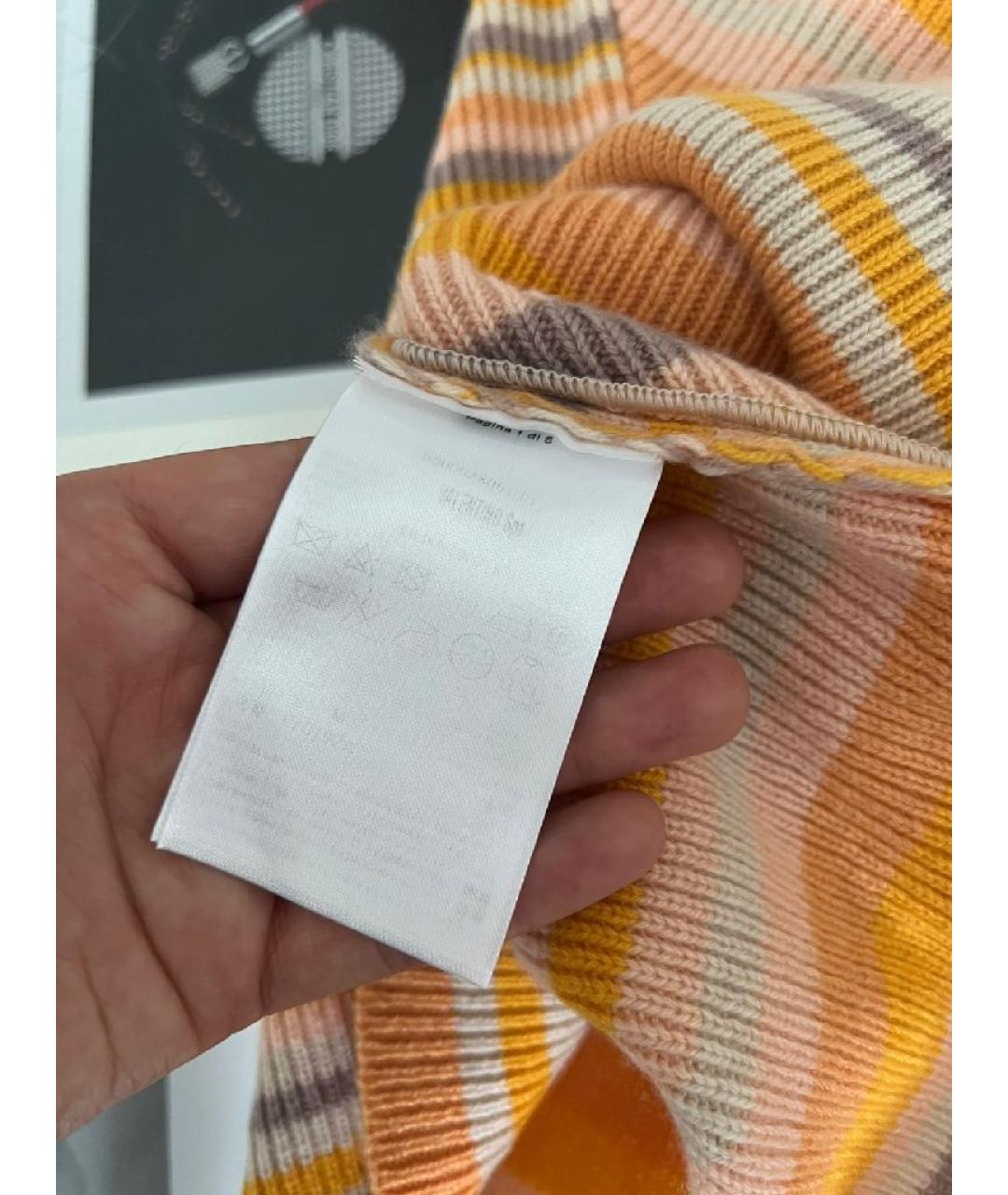 VALENTINO Желтый джемпер / свитер, фото 4