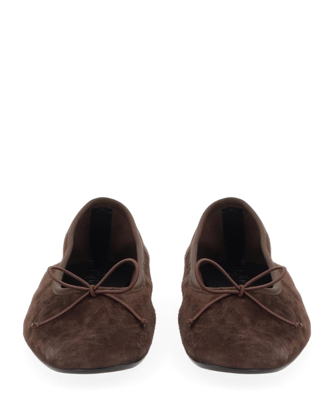 AEYDE Коричневые замшевые балетки, фото 2
