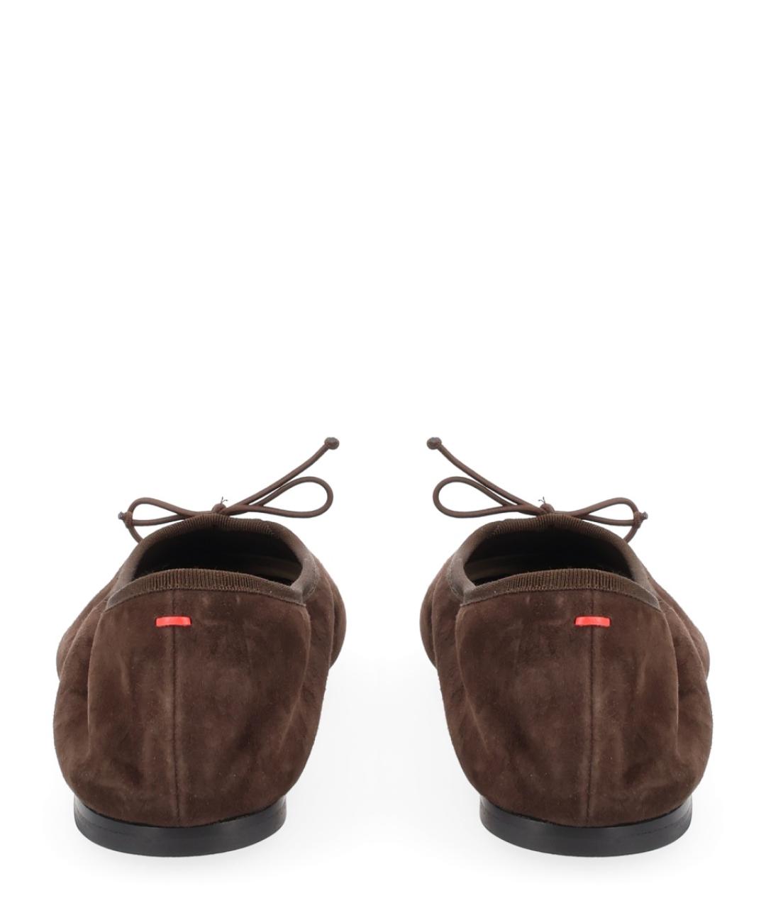 AEYDE Коричневые замшевые балетки, фото 3