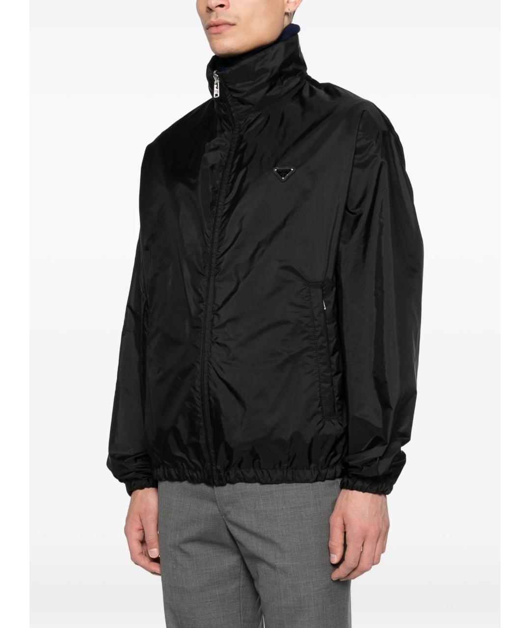 PRADA Черная полиамидовая куртка, фото 3