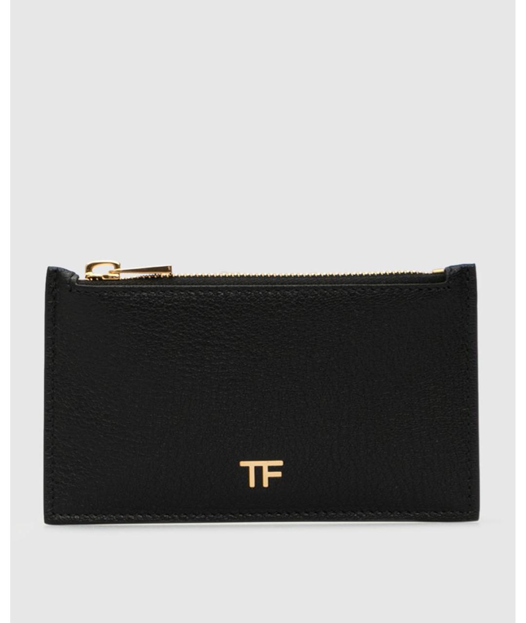 TOM FORD Черный кожаный кардхолдер, фото 6