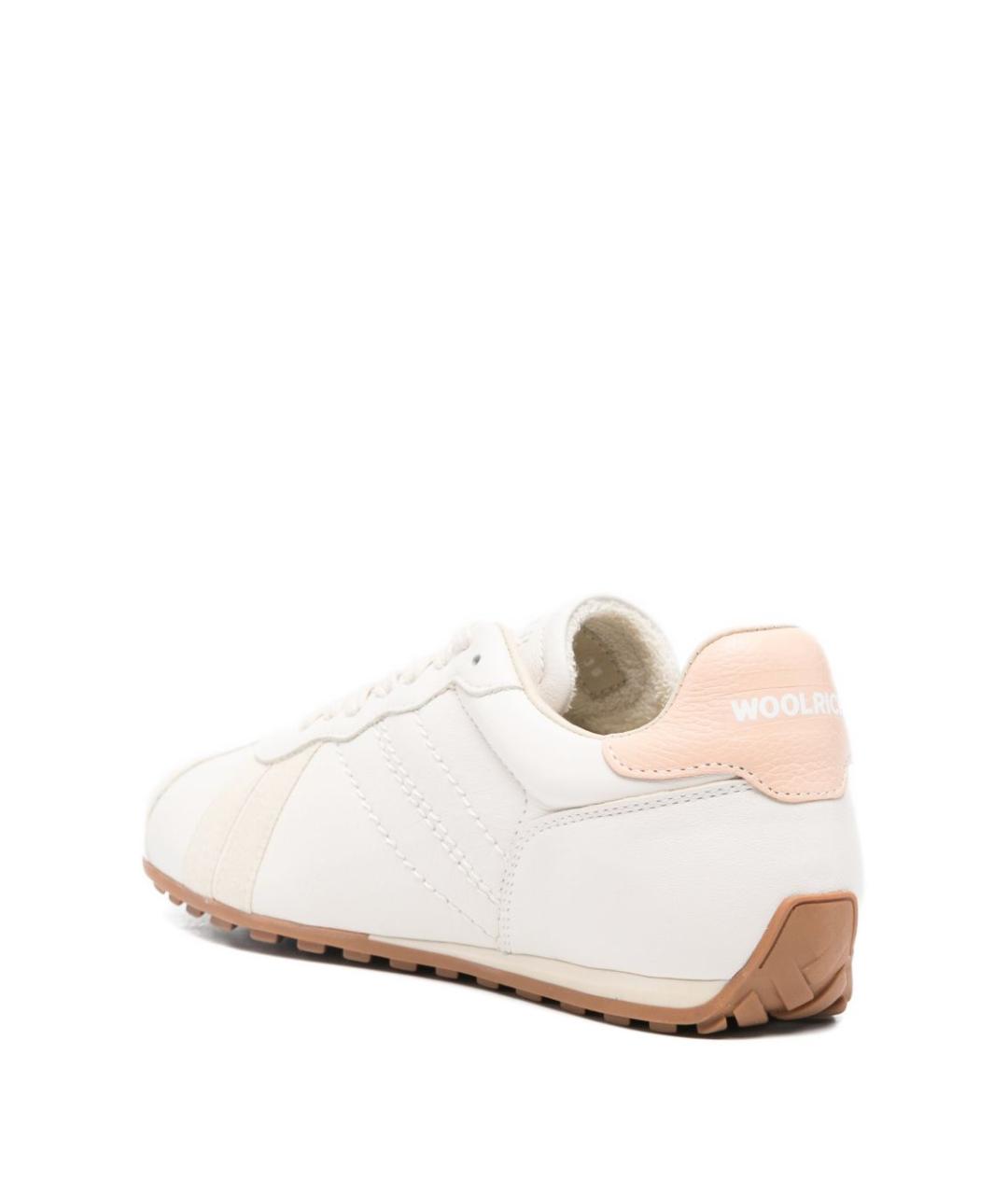 WOOLRICH Белые кожаные кроссовки, фото 2
