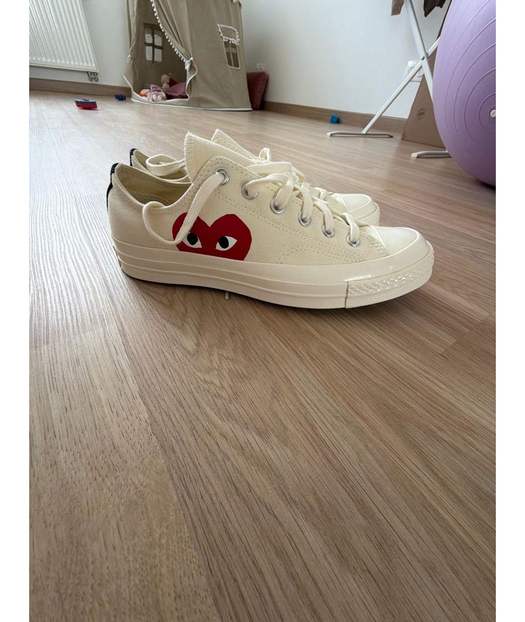CONVERSE Белые текстильные кеды, фото 6