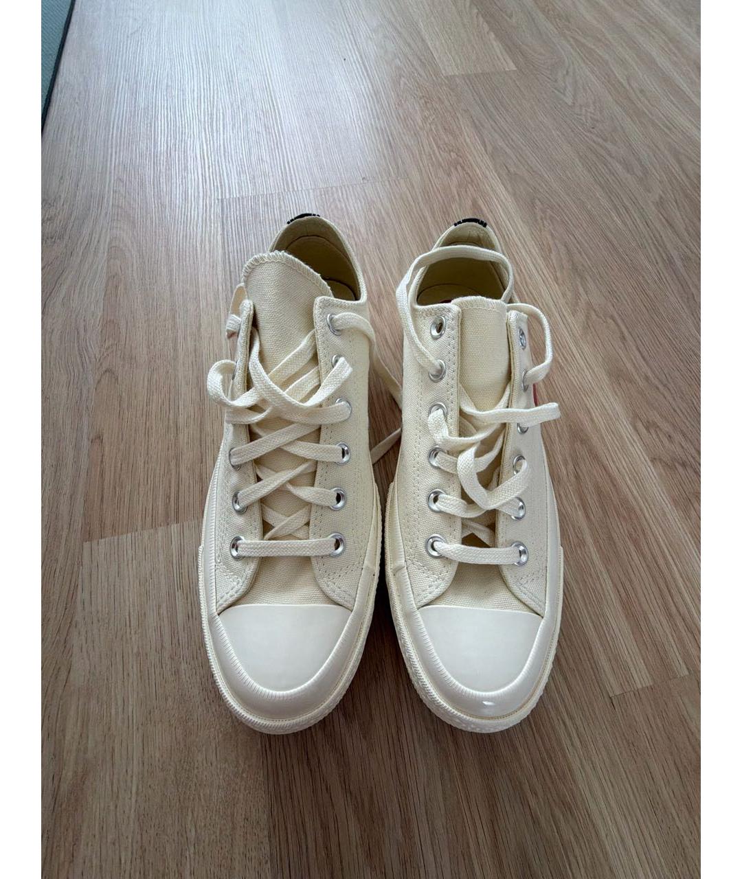 CONVERSE Белые текстильные кеды, фото 3