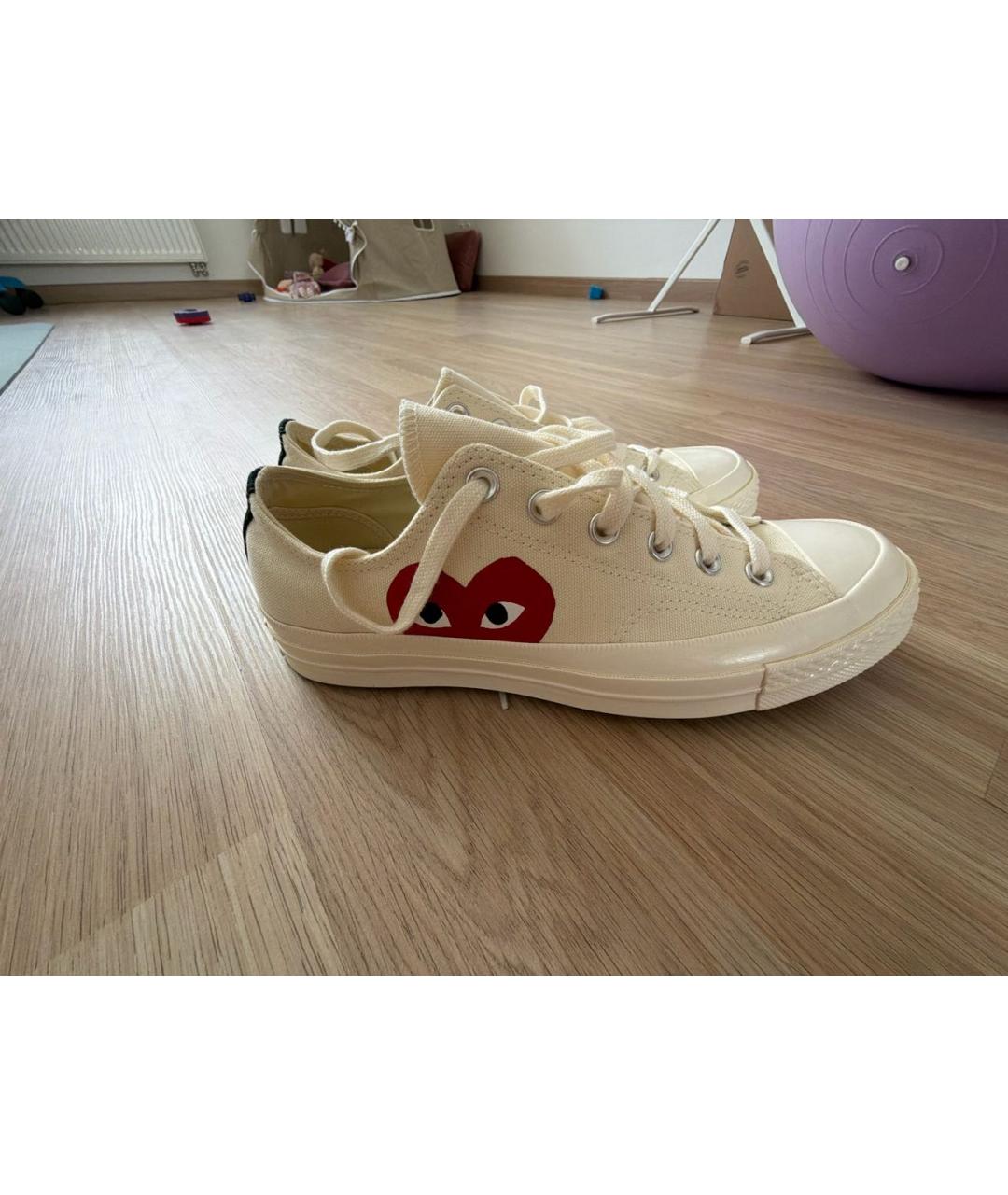 CONVERSE Белые текстильные кеды, фото 10