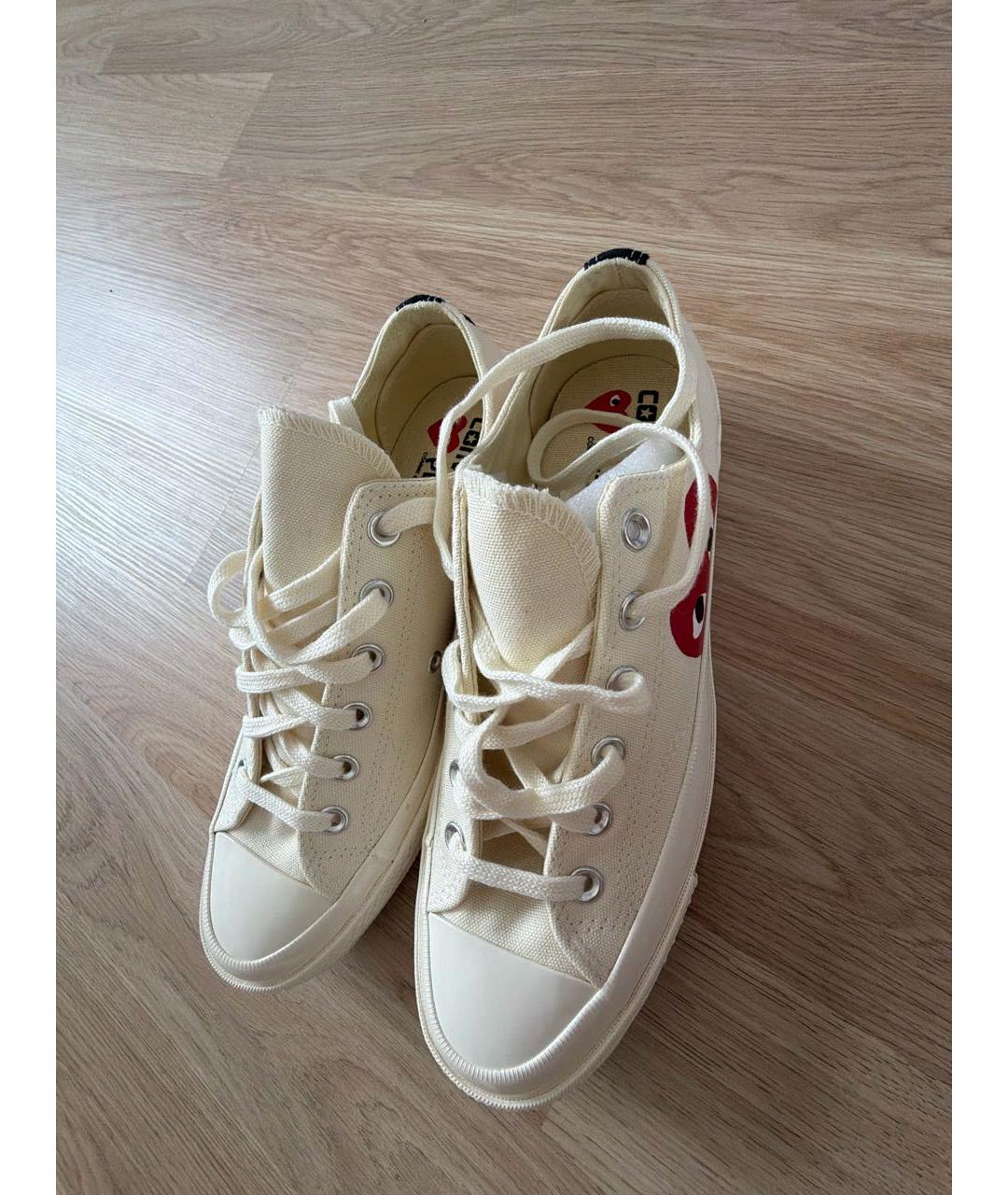CONVERSE Белые текстильные кеды, фото 8