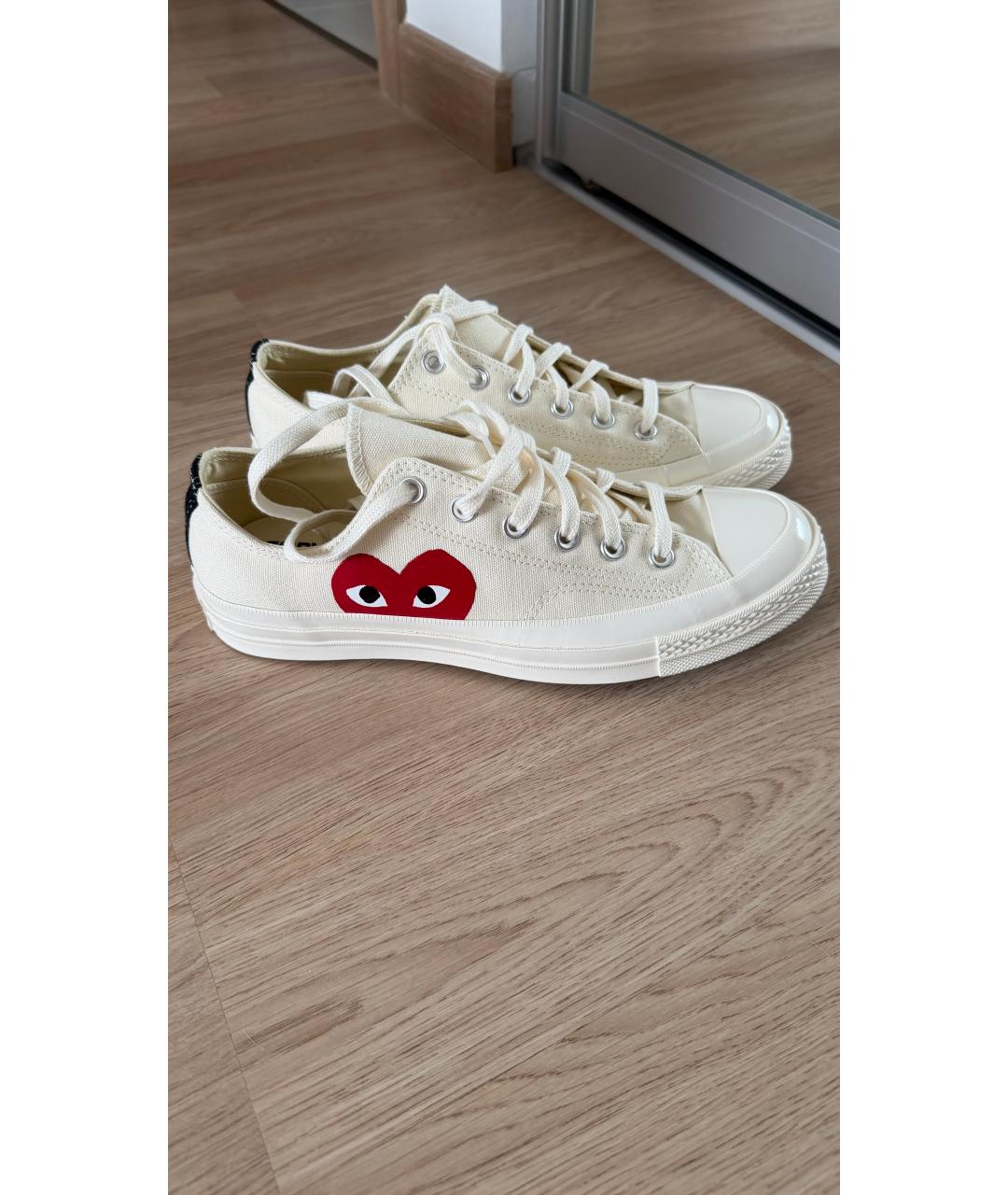 CONVERSE Белые текстильные кеды, фото 9