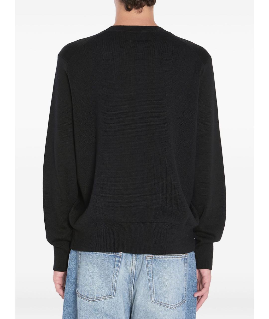 Ami Paris Черный шерстяной джемпер / свитер, фото 4