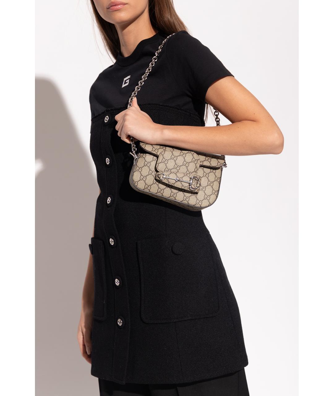 GUCCI Бежевая сумка через плечо, фото 4