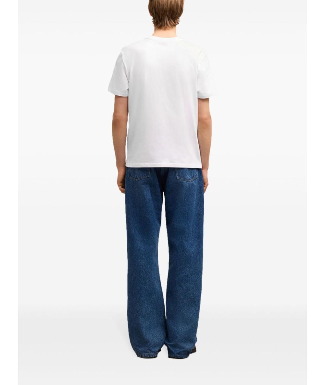 Ami Paris Белая хлопковая футболка, фото 2