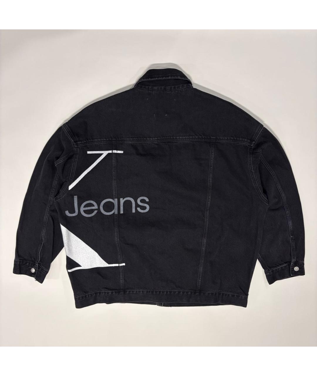 CALVIN KLEIN Черная хлопковая куртка, фото 4