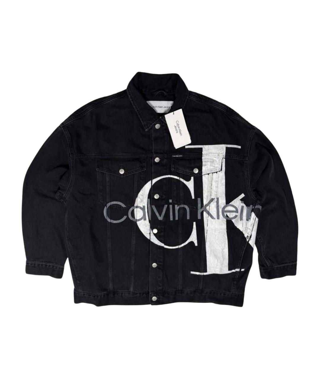 CALVIN KLEIN Черная хлопковая куртка, фото 1