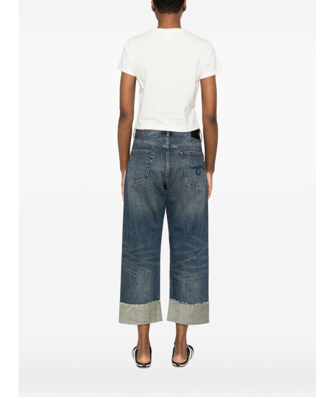 MAISON KITSUNE Белая хлопковая футболка, фото 4