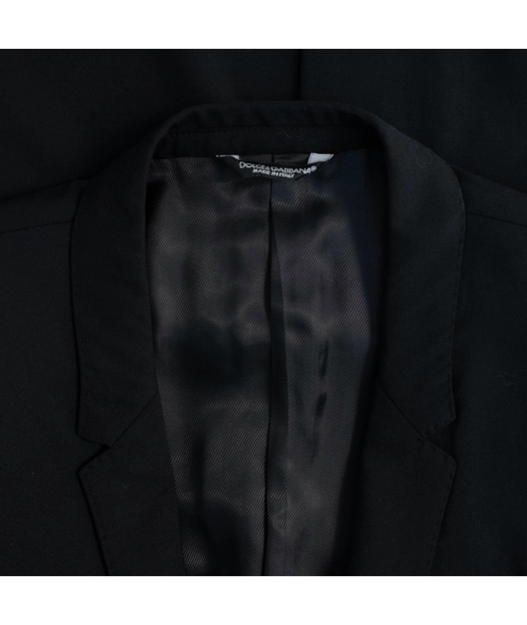 DOLCE&GABBANA Темно-синий классический костюм, фото 6