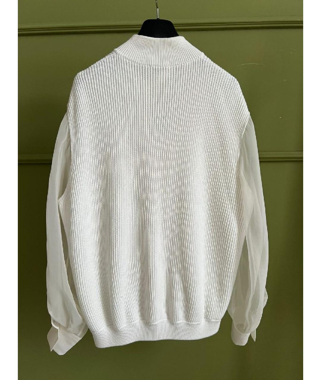 BRUNELLO CUCINELLI Белый хлопковый костюм с брюками, фото 2