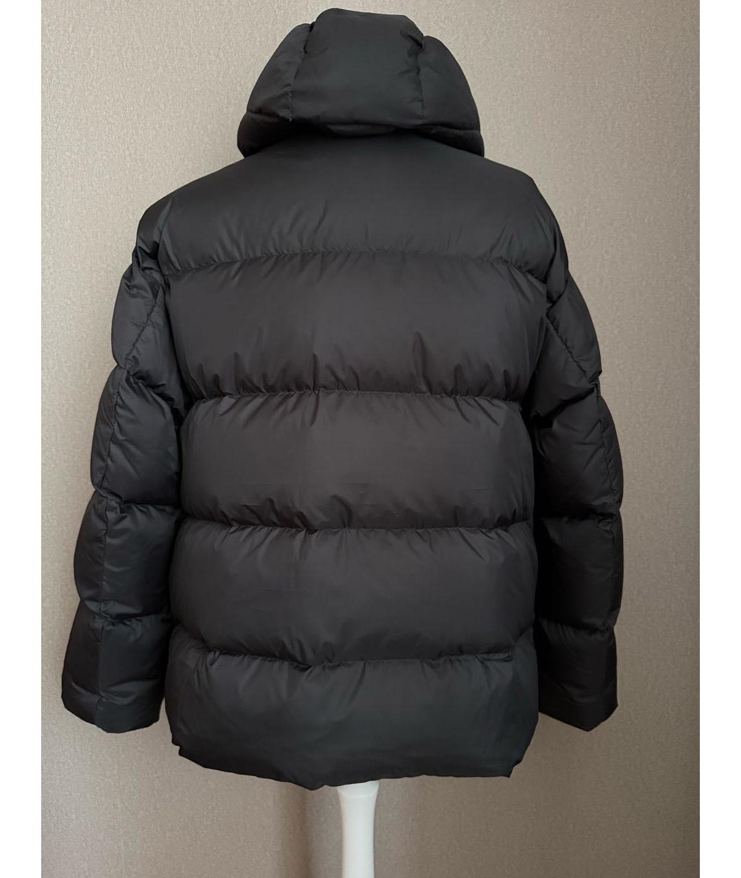 MSGM Черный полиэстеровый пуховик, фото 4