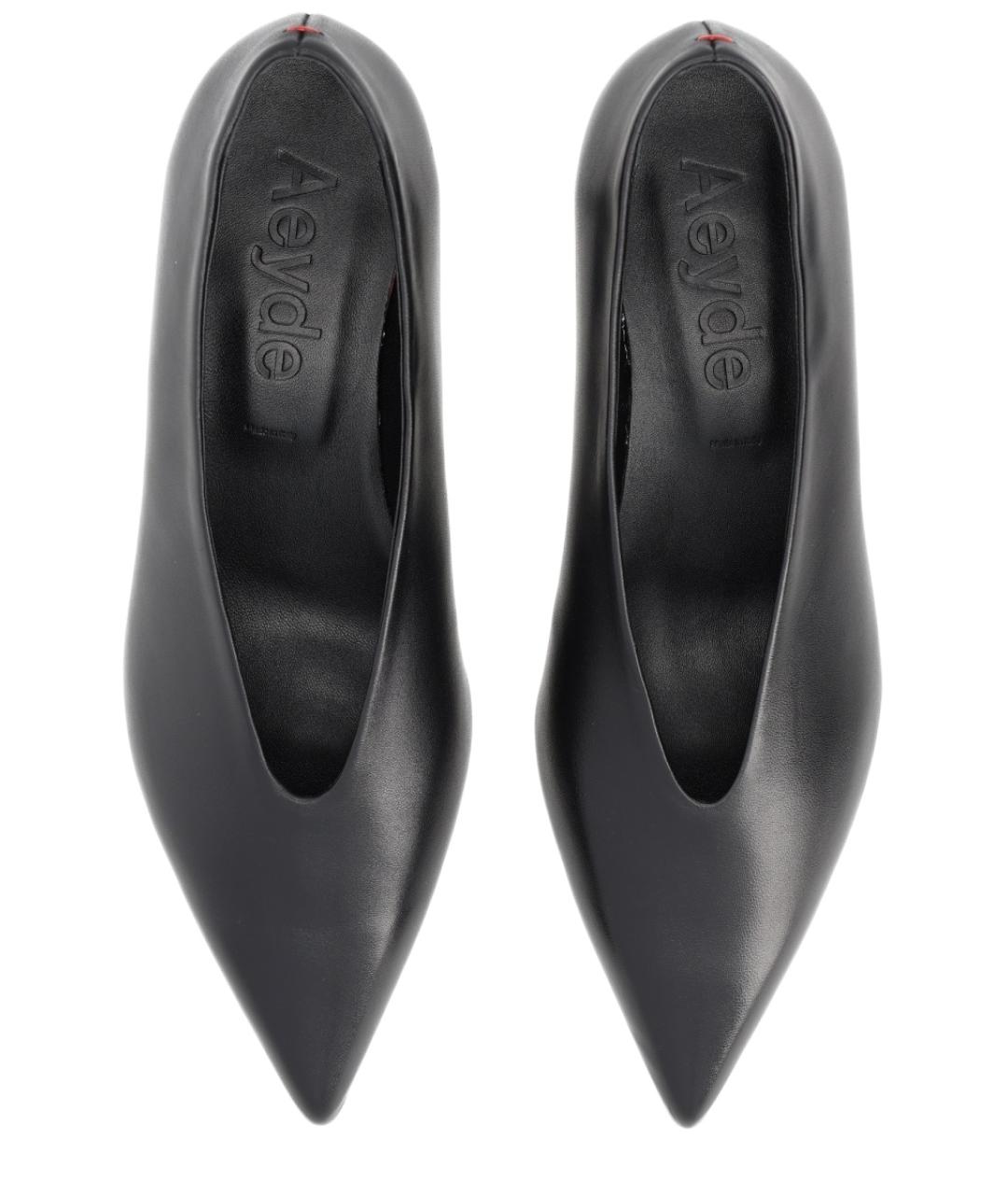 AEYDE Черные кожаные туфли, фото 3