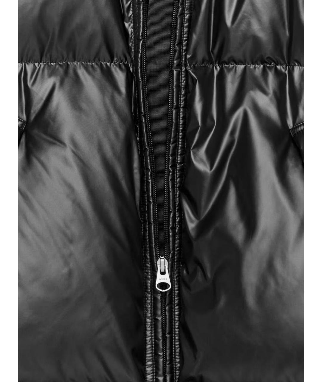 ARKET Черный пуховик, фото 4