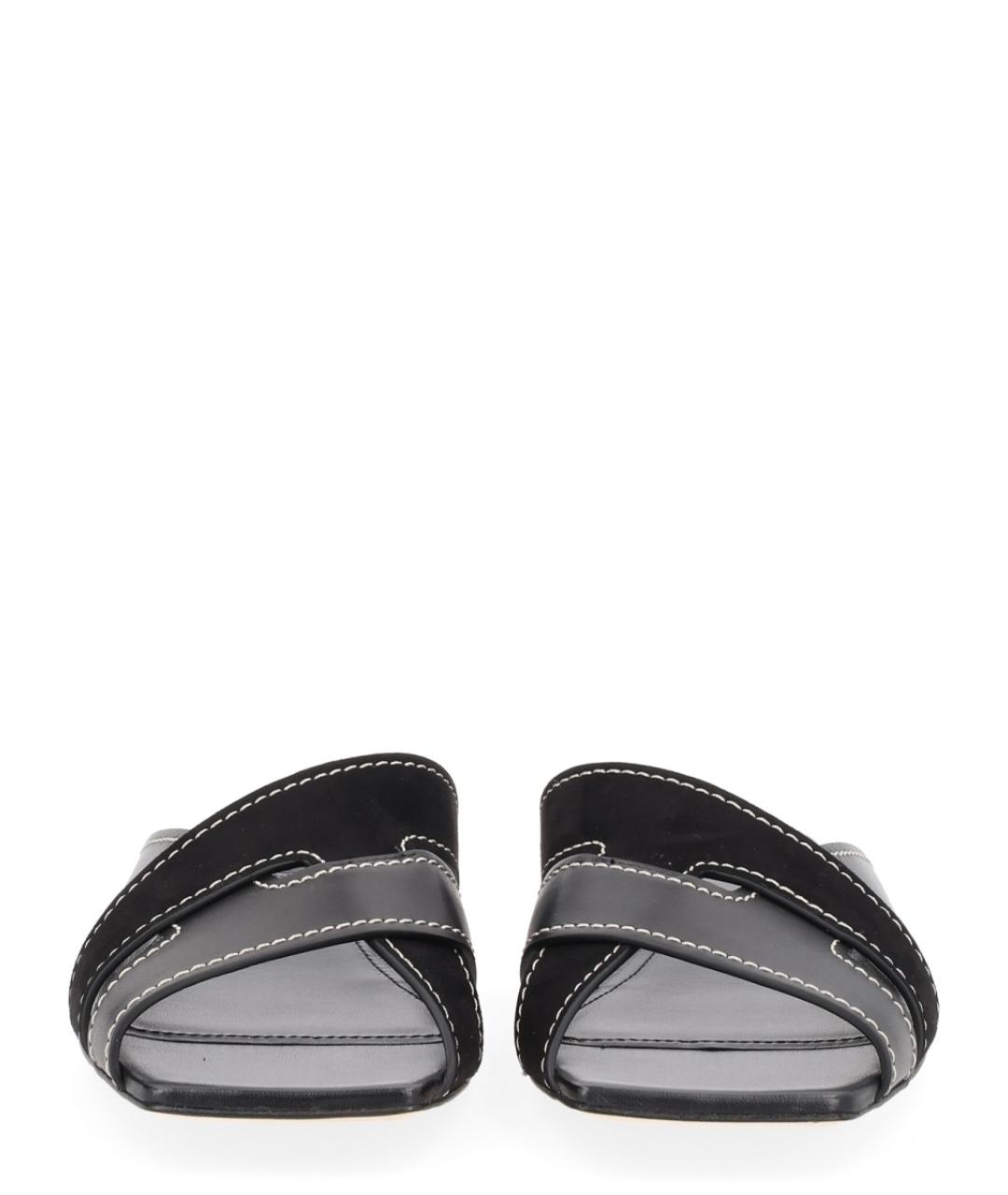 TOD'S Черные шлепанцы, фото 3