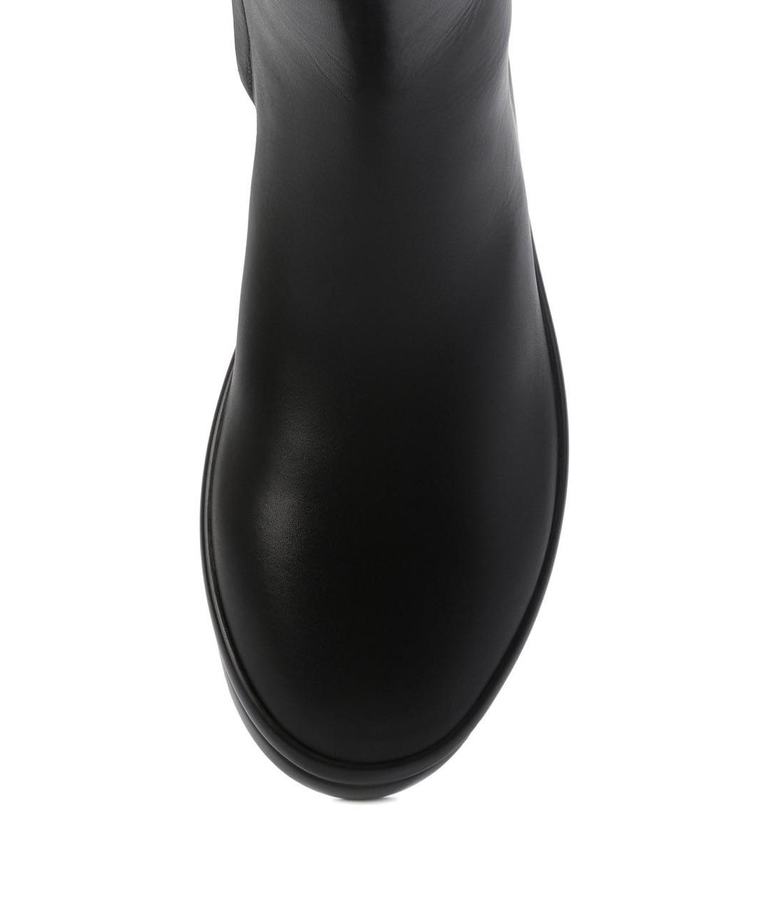 THE ROW Черные кожаные ботинки, фото 3